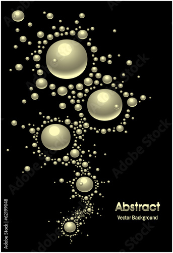 Abstract mercury Background gold