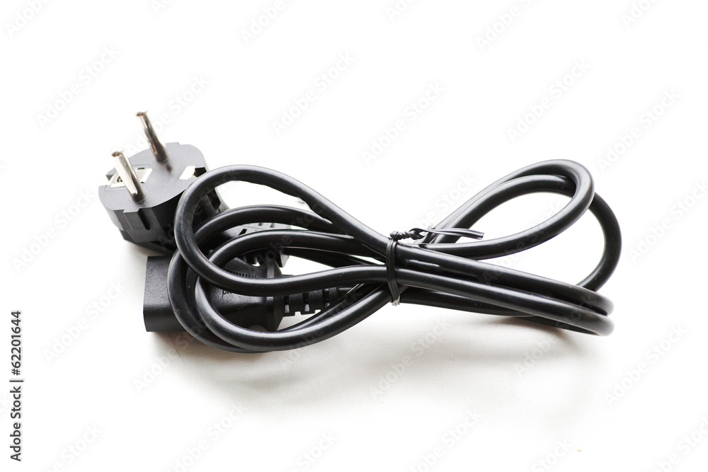 Electric plug white Electric plug white