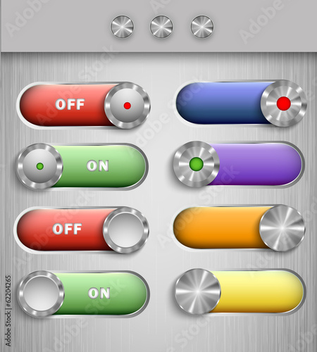 mixing console faders