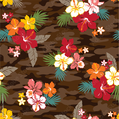 ハイビスカスのパターン