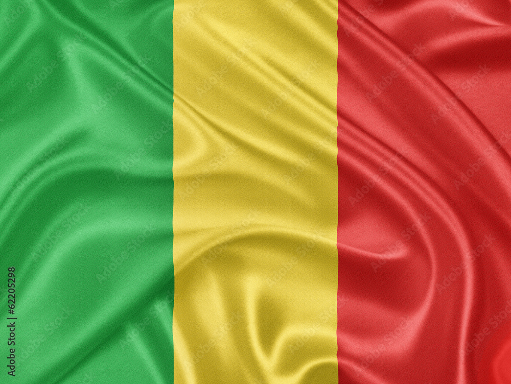 The flag of Mali
