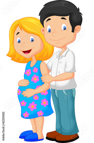 Young couple expecting a baby