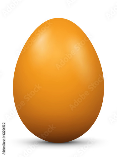 Osterei, Ei, Ostern, bemalt, orange, Easter Egg, colored, 3D