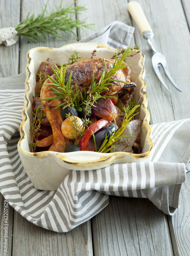 Grilled chicken legs