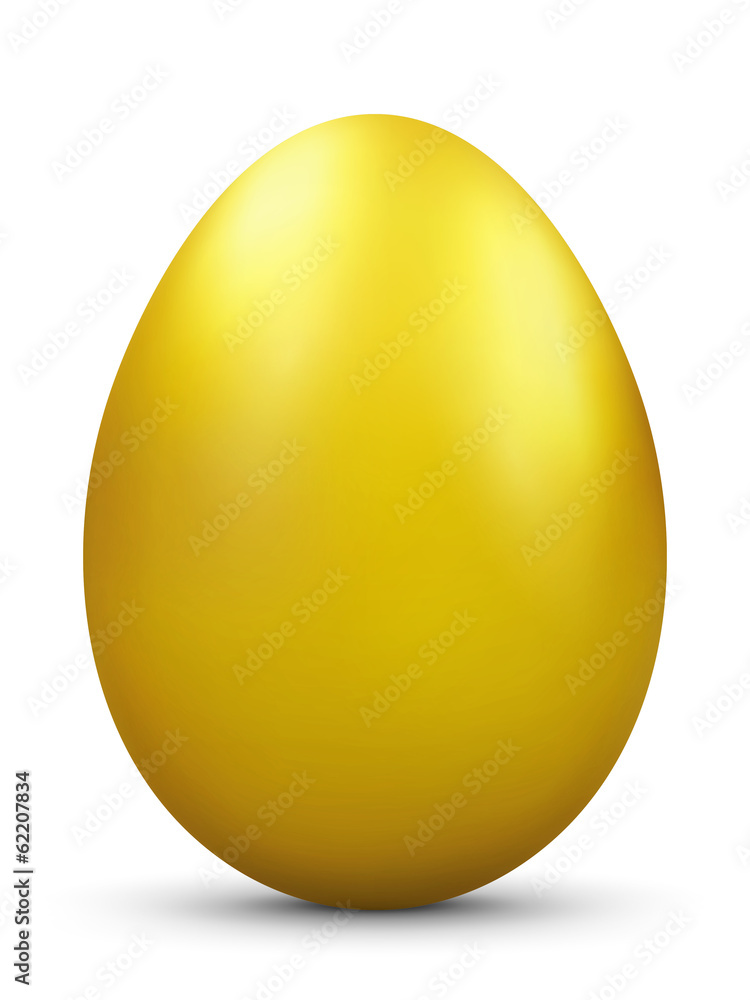 Osterei, Ei, Ostern, Gold, Blattgold, Easter Egg, golden, 3D