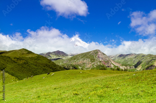 stunning beautiful bright summer landscape in mountains