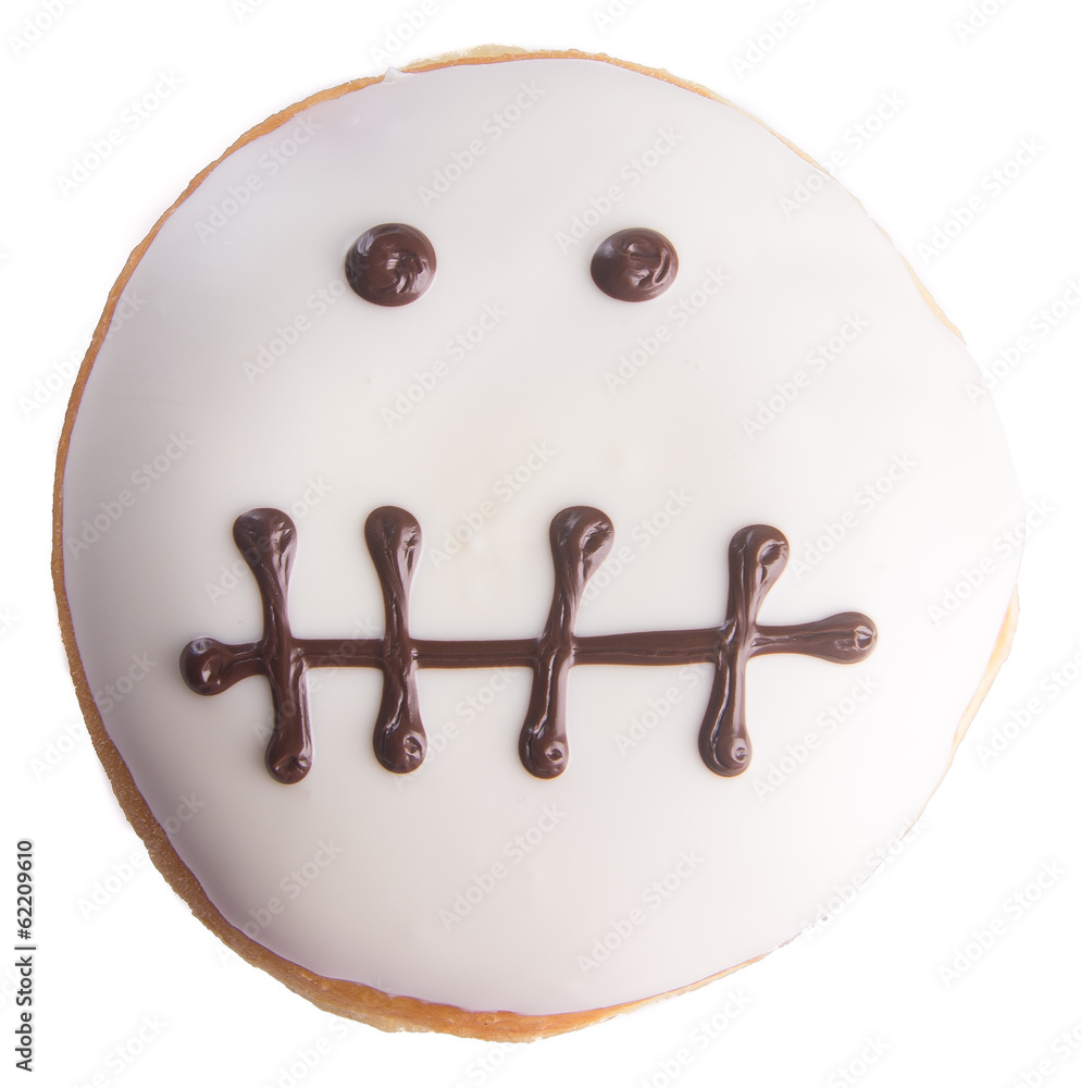 donut. halloween donut on the background donut. halloween donut on the background