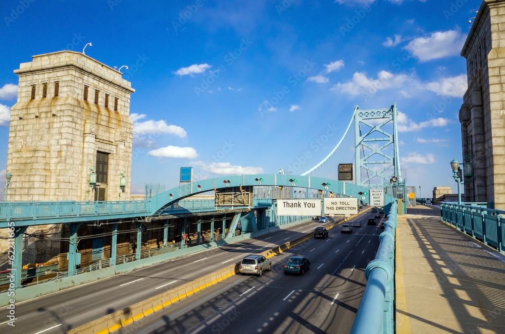 Fototapeta premium Ben Franklin Bridge