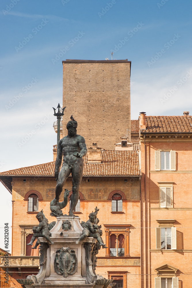 Bologna, Italy: Neptune Statue