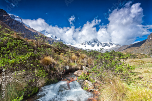 View of Paso Punta Union on 4750m photo