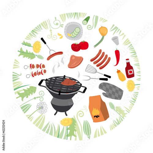 Grill, Illustration