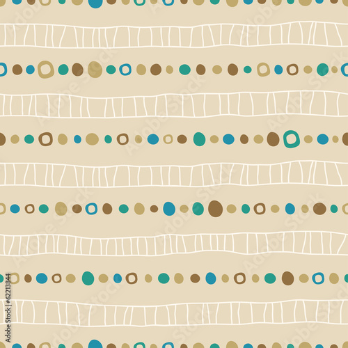 Seamless background of hand drawn nets and dots
