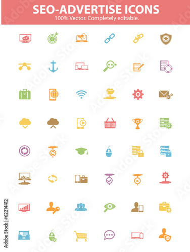 Searching & Internet Marketing Icons