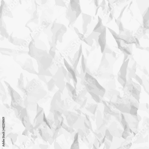 Seamless crumpled paper texture