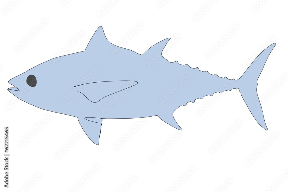 Fototapeta premium cartoon image of tuna fish