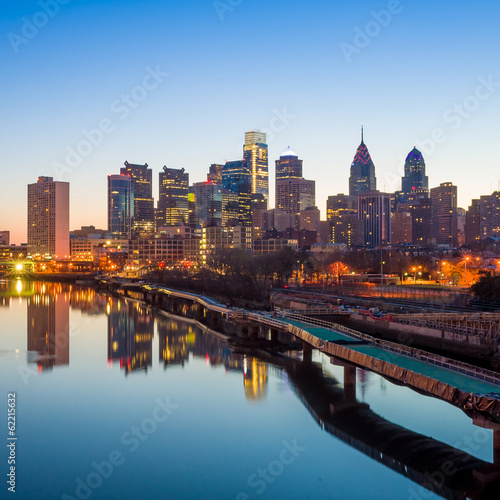 Downtown Skyline of Philadelphia, Pennsylvania. © f11photo