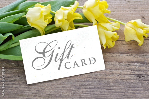 Fototapeta Naklejka Na Ścianę i Meble -  gift card