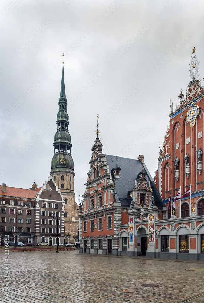 Fototapeta premium Riga Town Hall Square