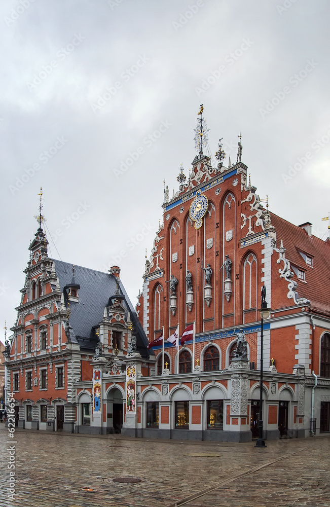Fototapeta premium Brotherhood of Blackheads building, Riga
