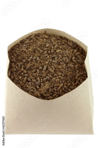 Tableau sur toile A bag full of Bat Guano Fertilizer