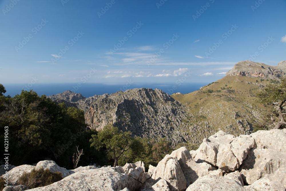 Serra de Tramuntana - mountains on Mallorca, Spain Serra de Tramuntana - mountains on Mallorca, Spain