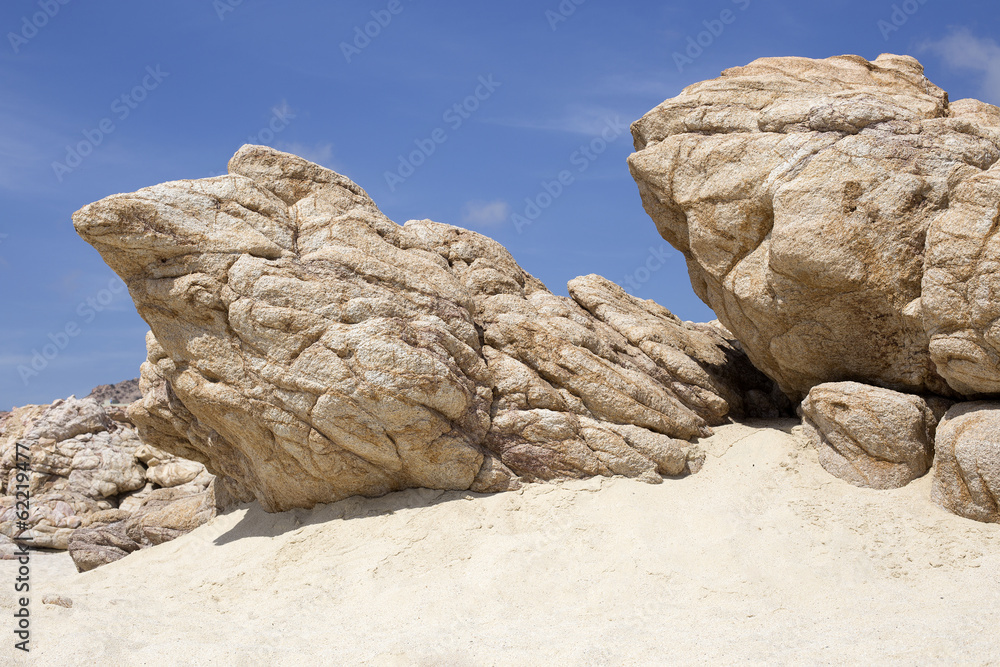 sand rocks in los cabos mexico