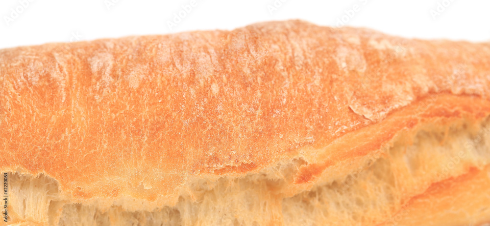 Bread loaf. Close up. Macro.