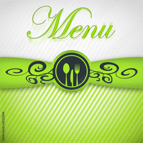 carte menu format carré vert anis (cs5)