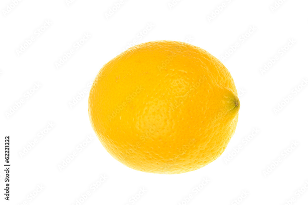 Single ripe lemon Single ripe lemon