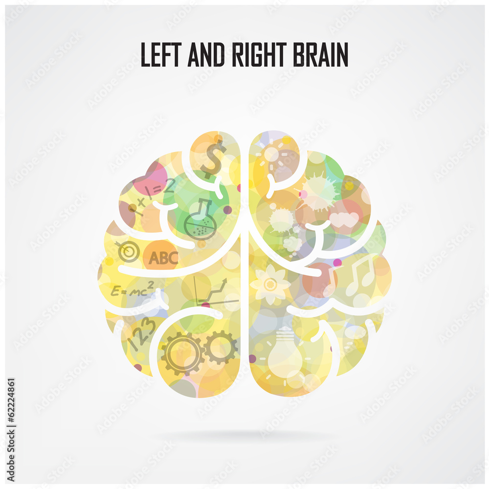 Creative brain Idea concept Creative brain Idea concept