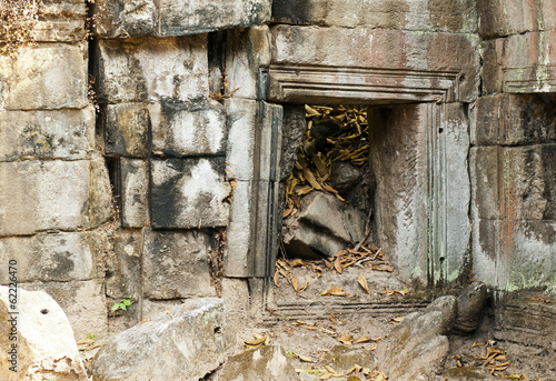 Detail of window, Preah Khan, Cambodia