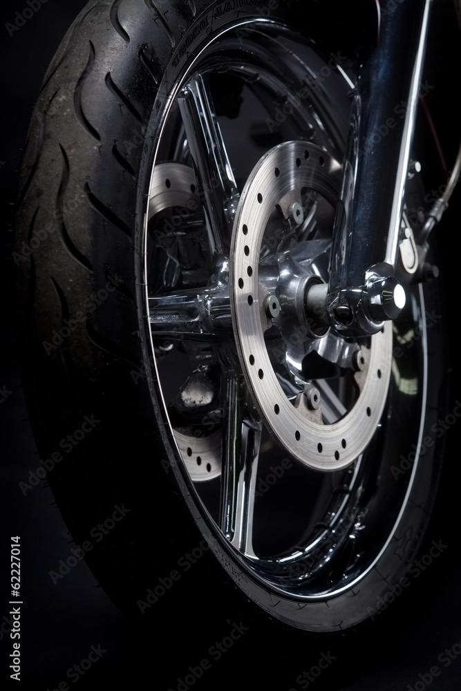 Naklejka premium Motorcycle tire