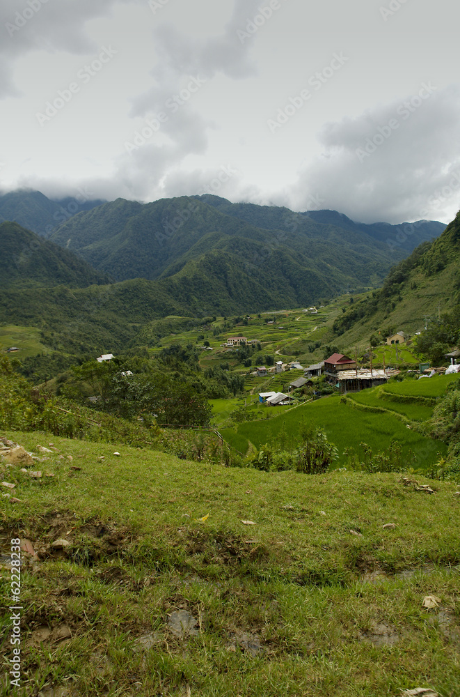 North Vietnamese mountain village