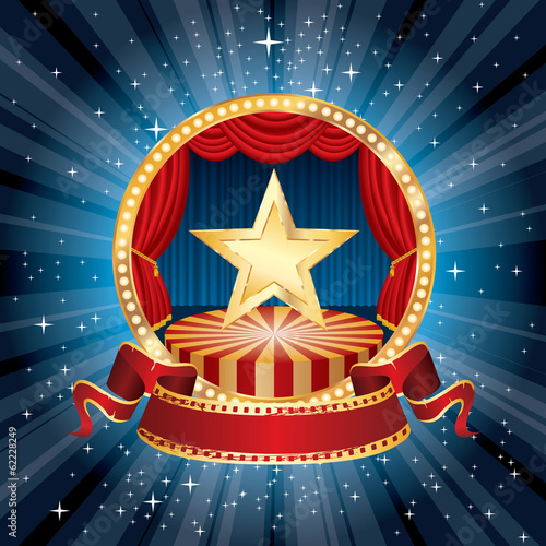 starburst circle stage