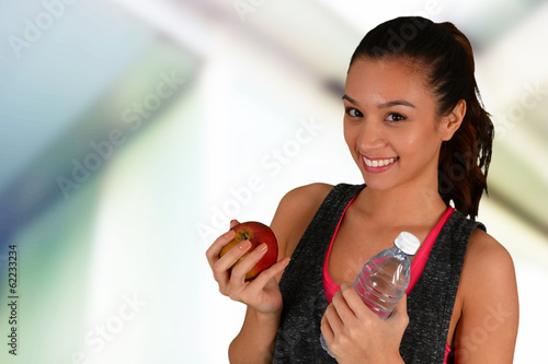 Woman Eating Healthy After ...