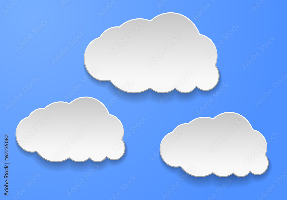 Abstract clouds on light blue background Abstract clouds on light blue background