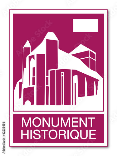 Panneau monument historique.