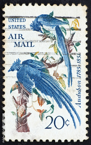 Postage stamp USA 1967 Columbia Jays photo