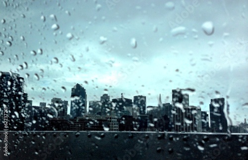 Canvas Print Rain in San Francisco