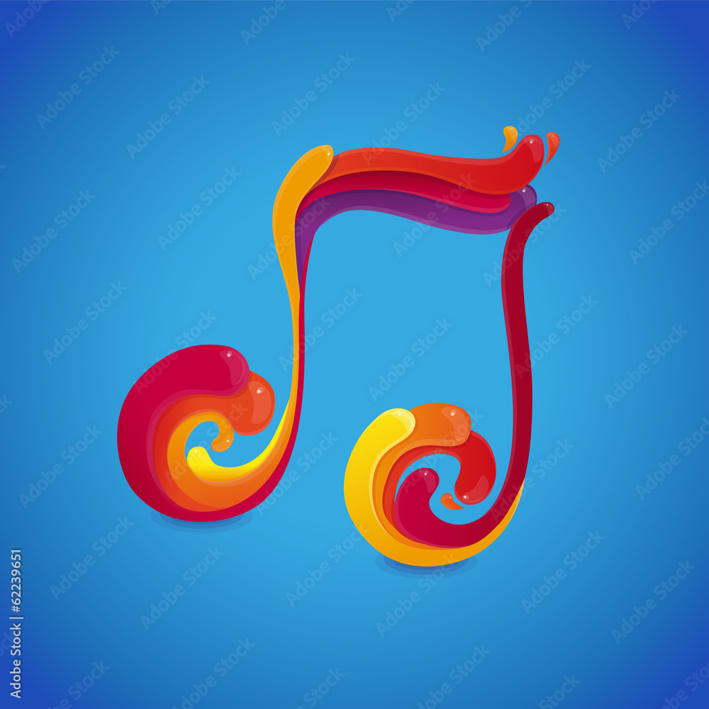 Vector music concept Vector music concept