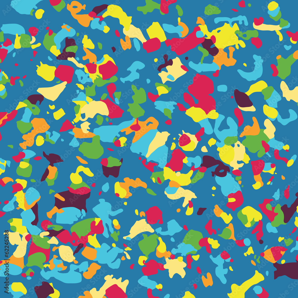 Vector background with fun color splashes