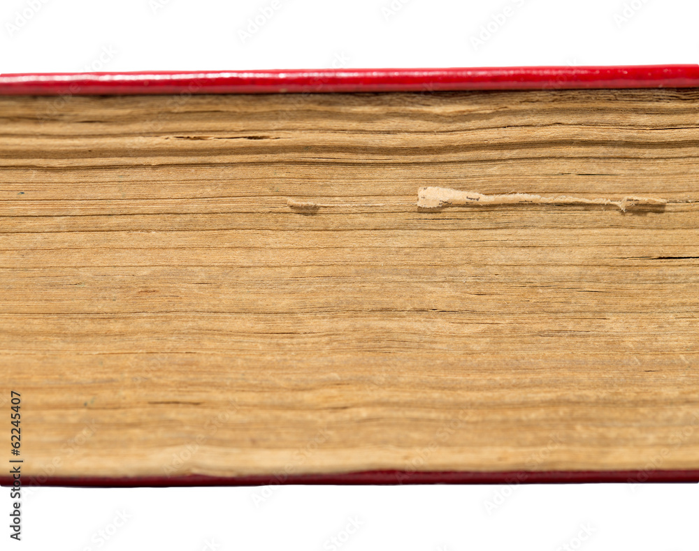 old book on white background old book on white background