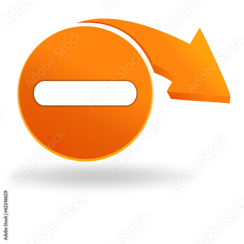 réduire sur bouton orange