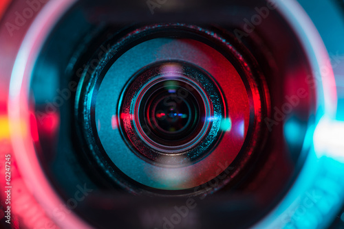 Video camera lens photo