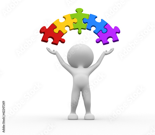 Pieces of puzzle