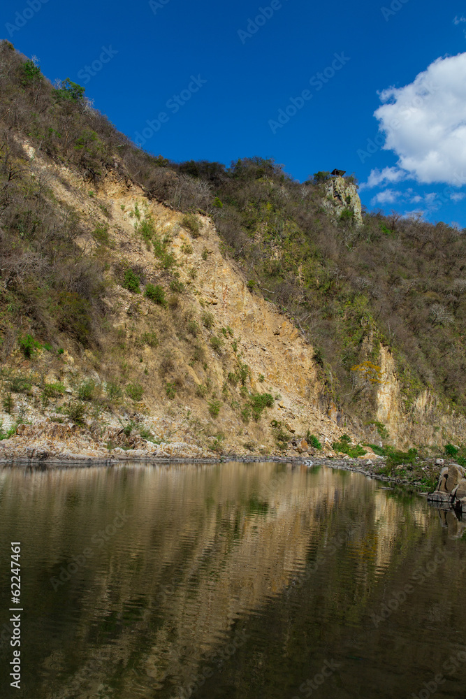 river in Somoto Canyon, Nicaragua