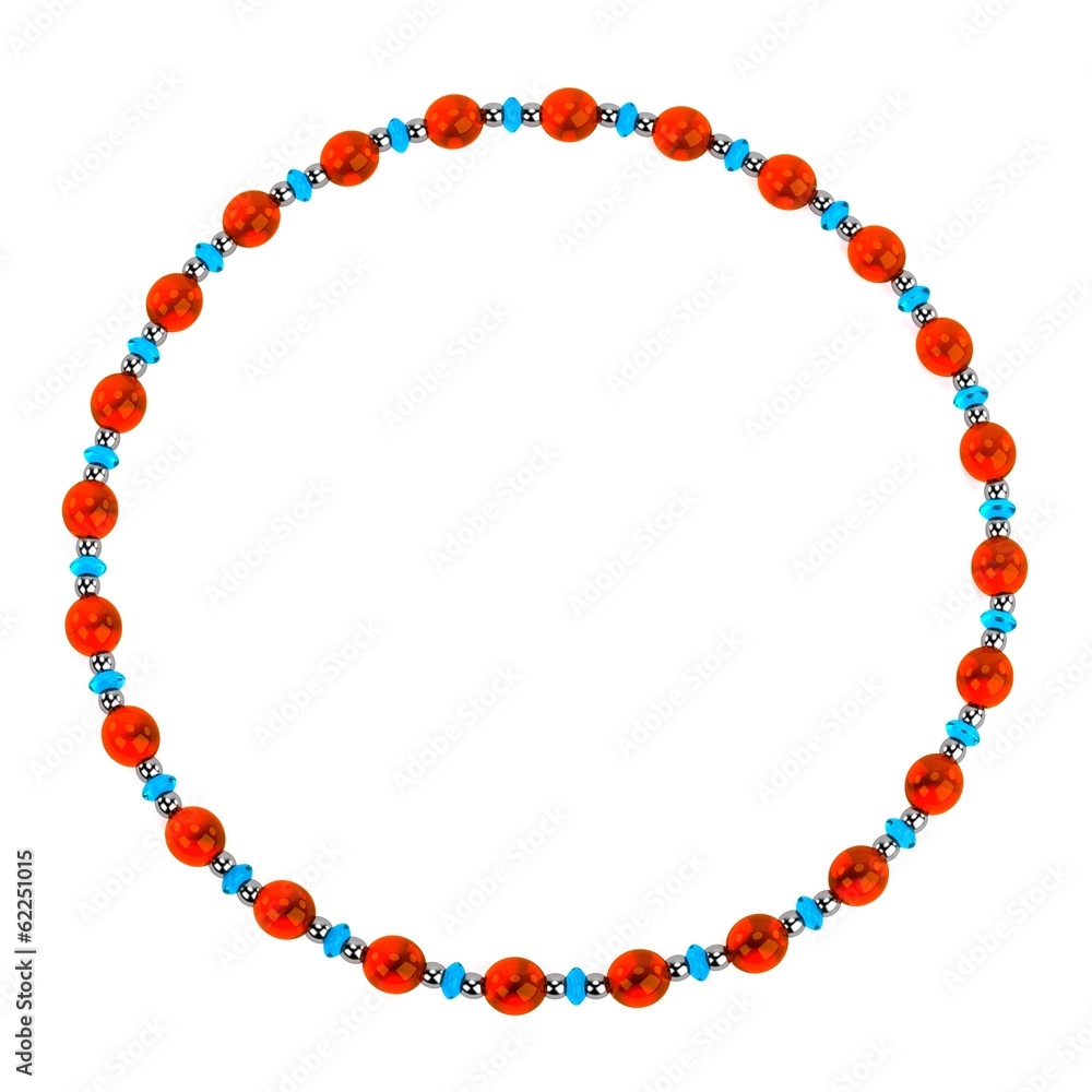 Fototapeta premium realistic 3d render of necklace