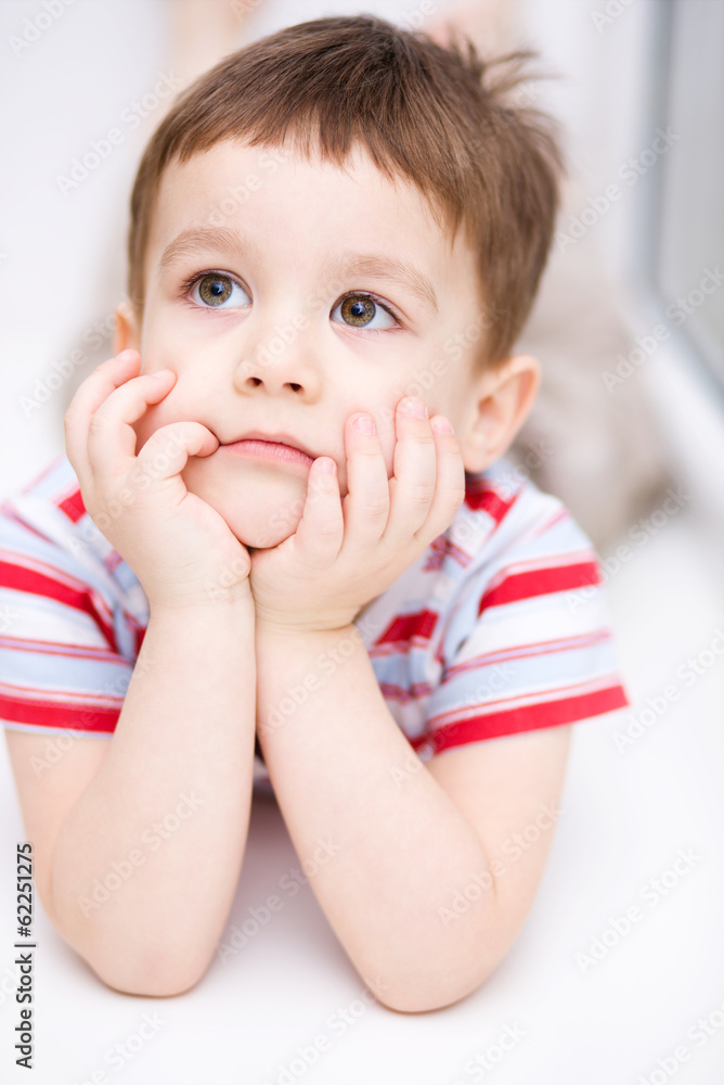 Portrait of a cute little boy