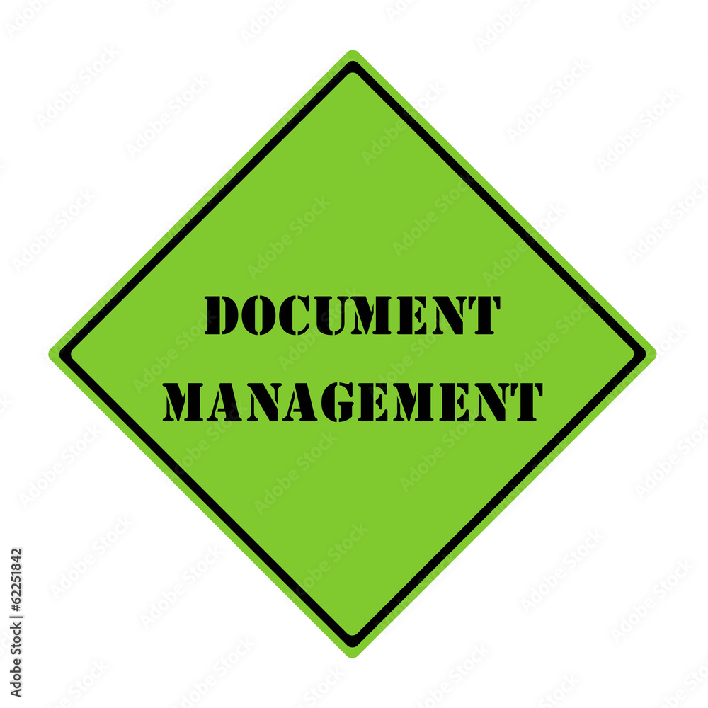 Document Mangement Sign Document Mangement Sign
