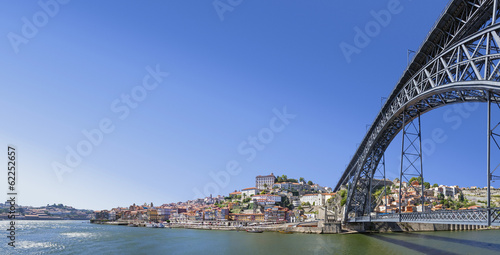 Porto - Ribeira District, Douro River and D. Luis Bridge photo